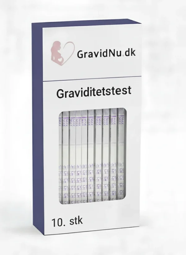 10. stk. Graviditetstest strimmel - (Urintest)