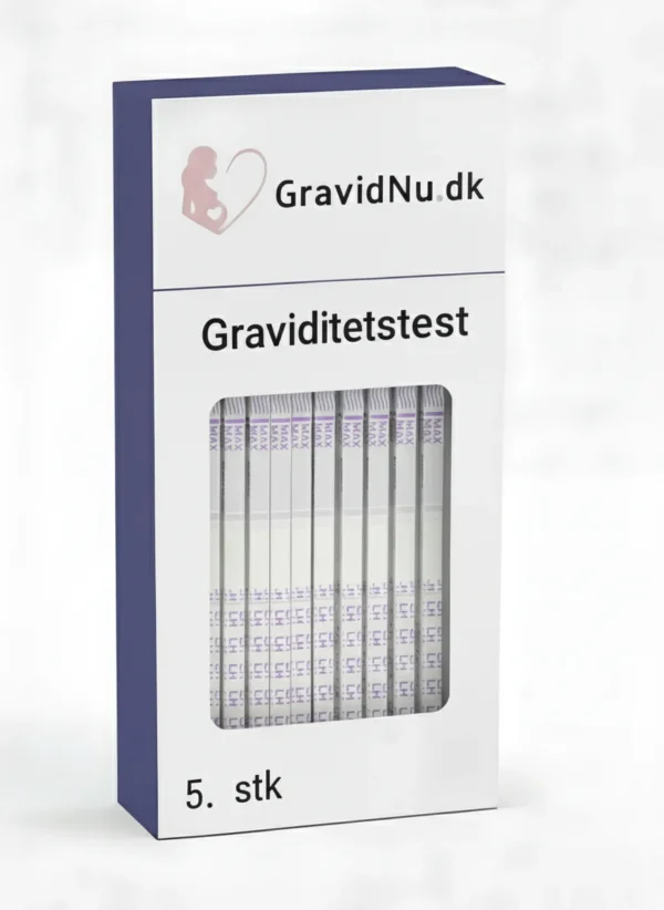 5. stk. Graviditetstest strimmel - (Urintest)