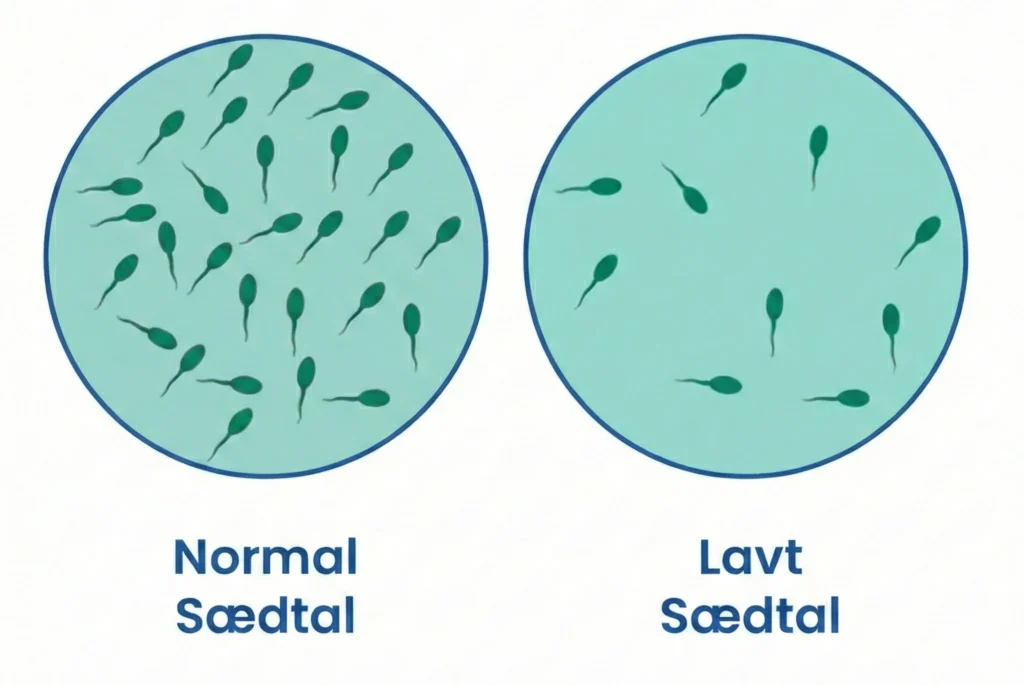 lavt sædtal