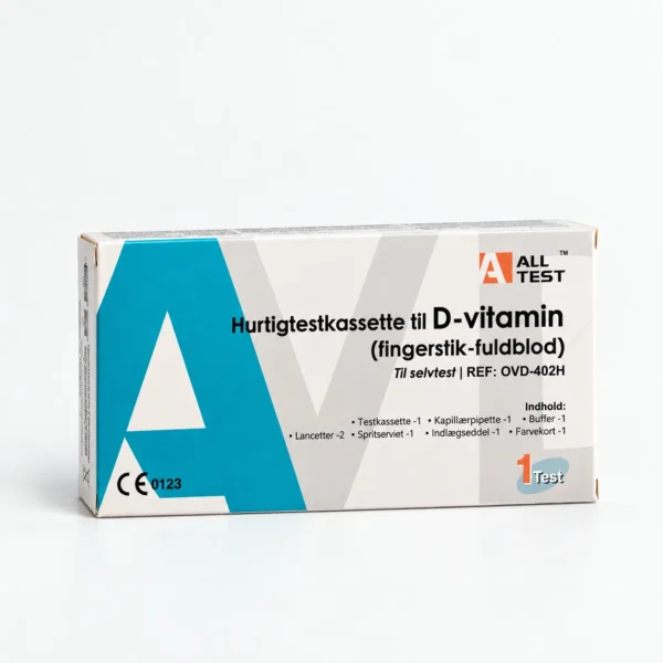 Hurtigtestkassette til D-vitamin D-vitamin selvtest